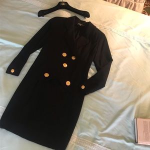 Chanel dress - Black w/ Gold Buttons